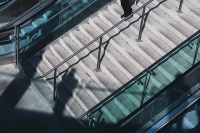 bleu vert escalators cécile marpeau.jpg
